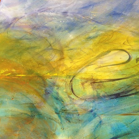 Neutrino,s geschilderd door Brighart