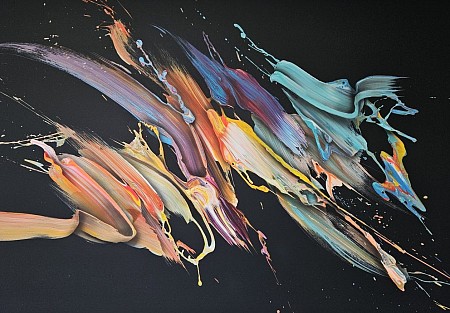 Bifr&ouml;st geschilderd door Django Soeters